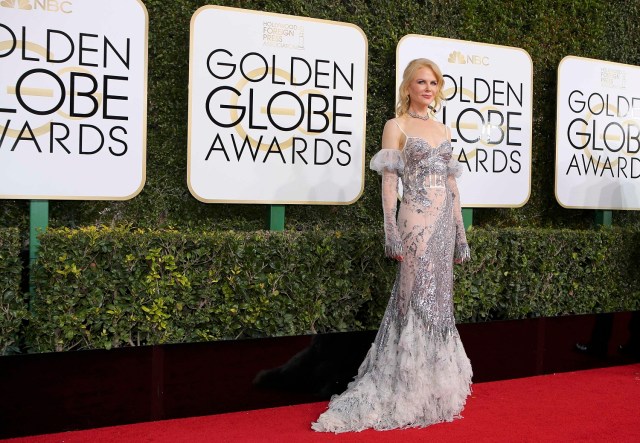 Actress Nicole Kidman arrives at the 74th Annual Golden Globe Awards in Beverly Hills, California, U.S., January 8, 2017. REUTERS/Mike Blake
