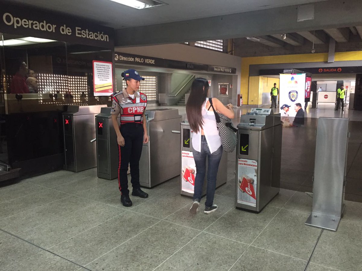 Colocarán detectores de metales en el Metro de Caracas (Video)