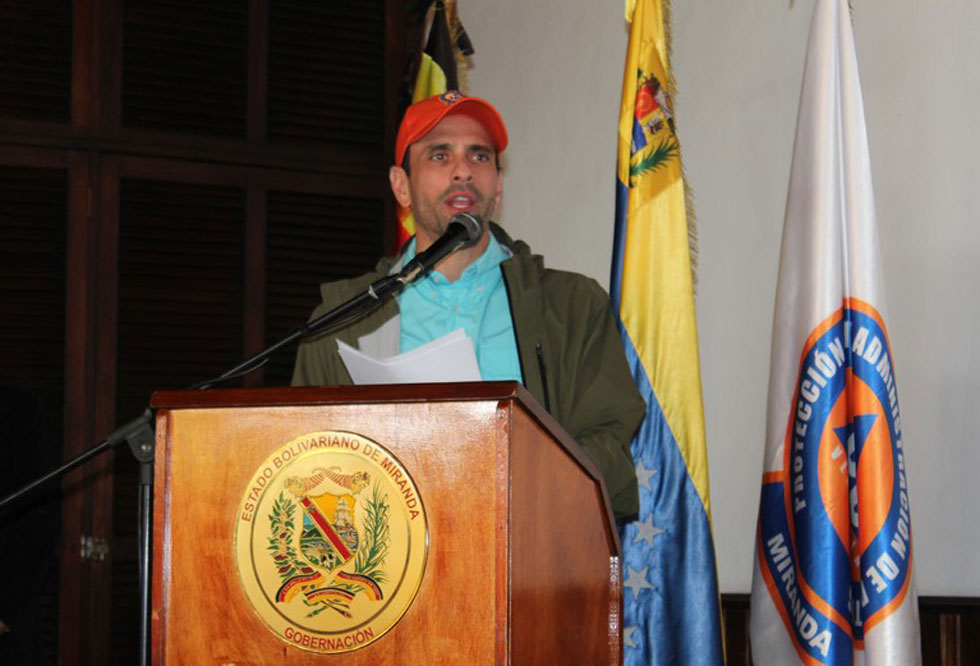 Capriles: Gobierno no tiene ninguna posibilidad de ganar elecciones