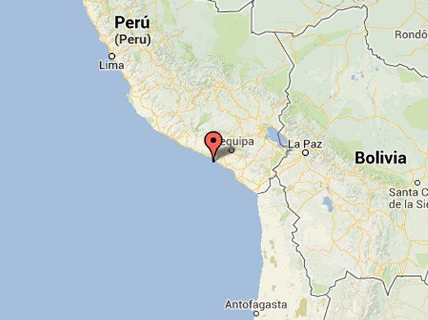 Un sismo de magnitud 4,4 se siente en la región peruana de Arequipa