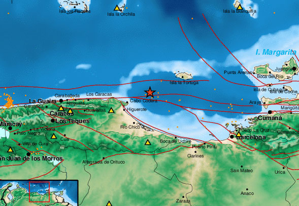 Sismo de 3.4 sacudió el noreste de Higuerote