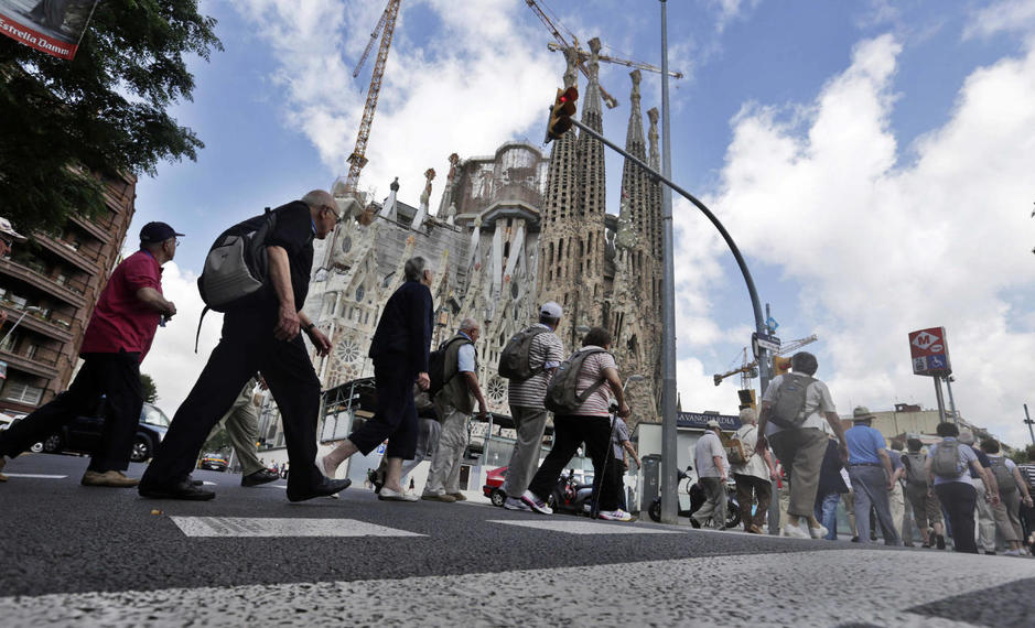 La basílica de la Sagrada Familia bate su récord de visitantes