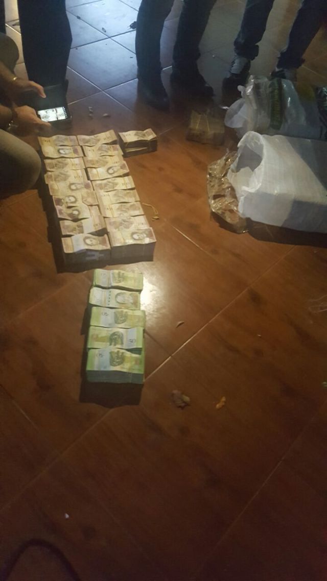 Billetes incautados en Paraguay