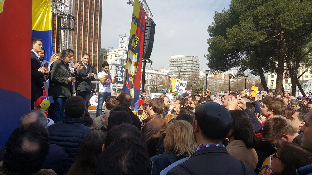 En España alzan la voz por la liberación de Leopoldo López (+ fotos)
