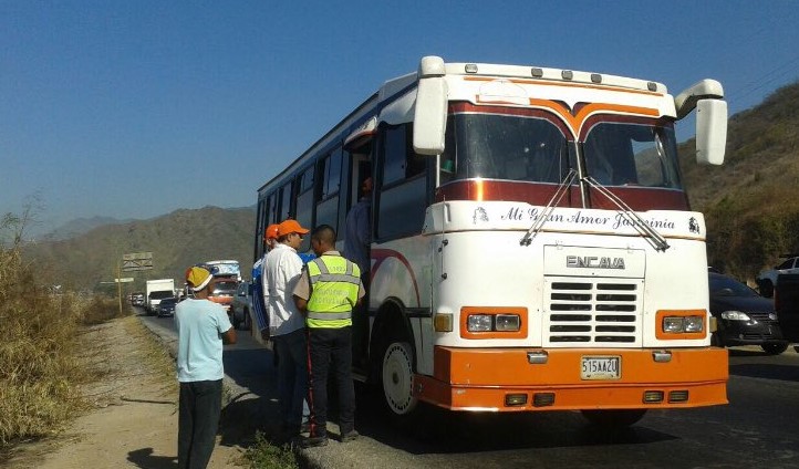 PNB detiene autobús en Maracay con destino a la marcha #18F