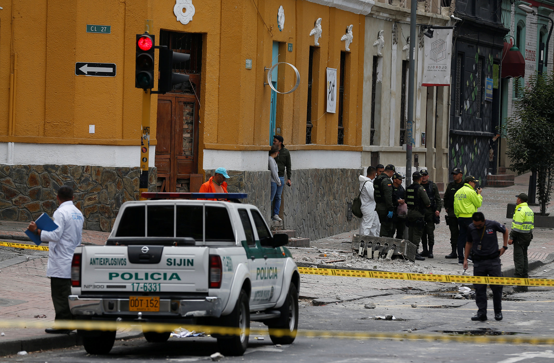 Guerrilla ELN se adjudica ataque en centro de Bogotá que dejó un policía muerto