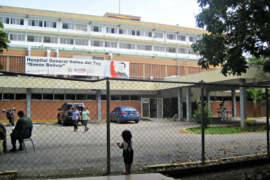 Hospital General de los Valles del Tuy se inundó tras fuertes lluvias este #4Jul