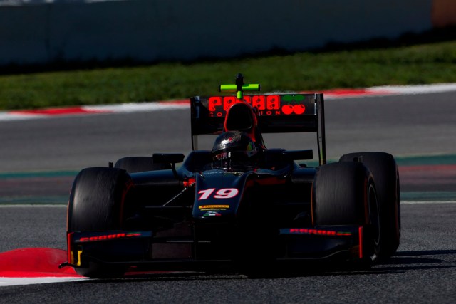 Circuit de Barcelona Catalunya, Barcelona, Spain. Tuesday 14 March 2017. Johnny Cecotto (VEN, Rapax). Action.  Photo: Alastair Staley/FIA Formula 2 ref: Digital Image 585A8405