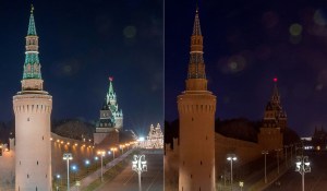 El Kremlin también apagó la luz en la Hora del Planeta