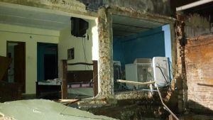 Explosión por cilindros de gas causa tres heridos y daños en hotel Santa Bárbara en Táchira
