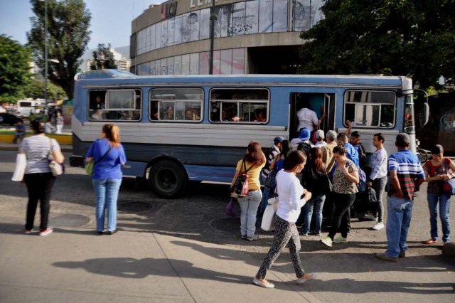 caracas caos sin metro transporte