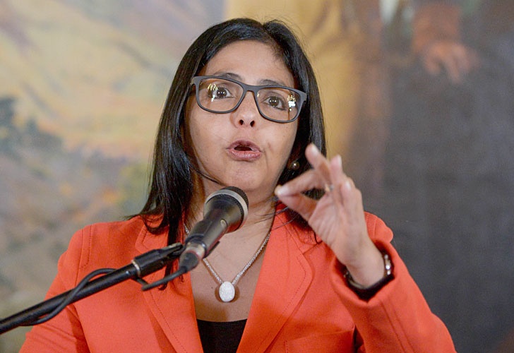 Delcy Rodríguez asegura que fuerzas del orden actuaron apegadas a Ley durante protestas
