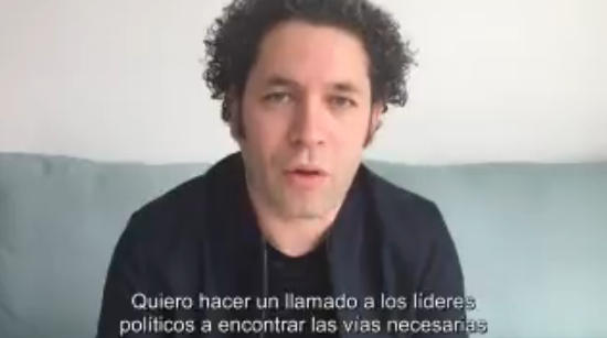 Gustavo Dudamel también se solidarizó con el pueblo de Venezuela (Video)