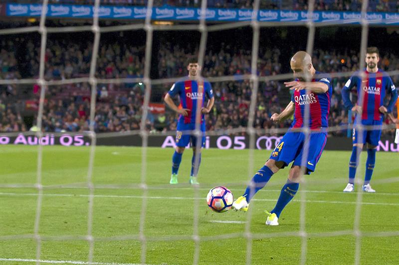 Mascherano anota su primer tanto como azulgrana tras 319 partidos