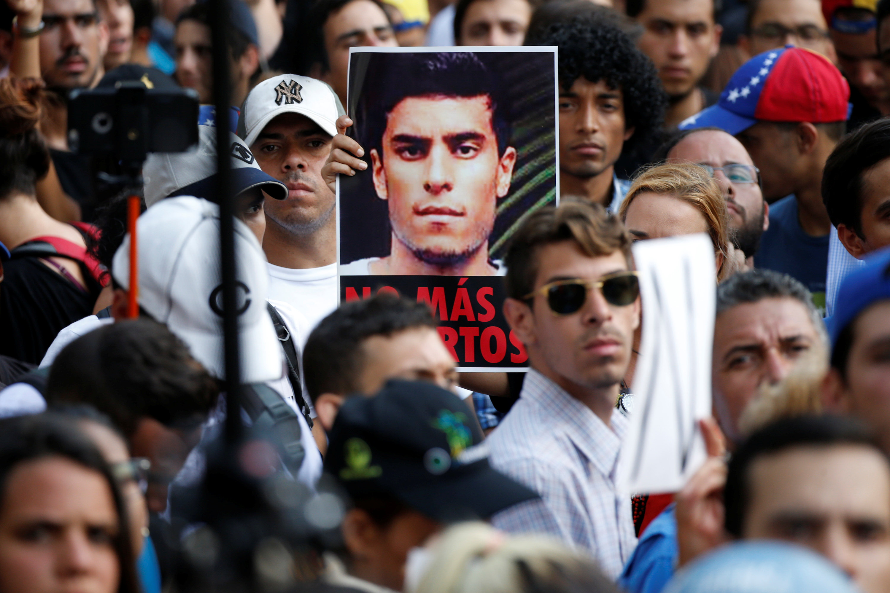 ¡Grande! La imagen más representativa de Juan Pernalete, el joven asesinado en Altamira (Foto)