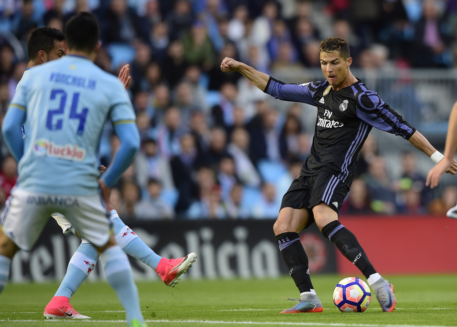 Real Madrid gana al Celta y Cristiano Ronaldo los acerca al título