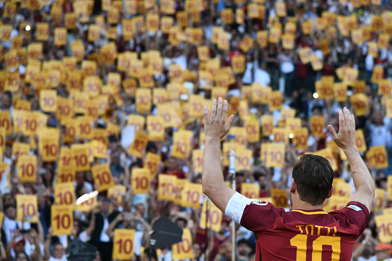 ¡Arrivederci, Totti!: el adiós de una leyenda de la Roma