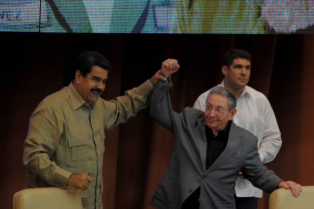 Nicolás Maduro y Raúl Castro en La Habana en diciembre. AFP