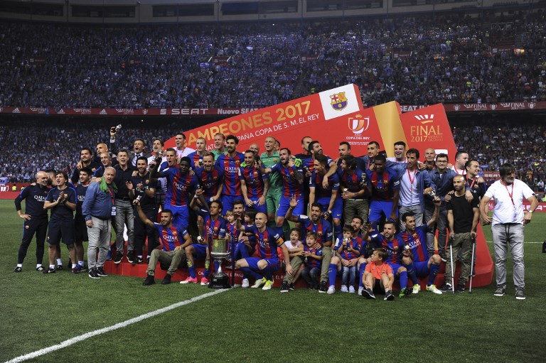 Un inspirado Messi ayuda al Barcelona a ganar su vigésimo novena Copa del Rey