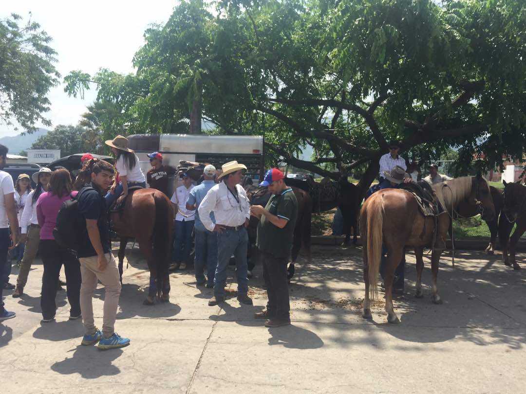 Inicia cabalgata y caravana opositora hacia el Campo de Carabobo (Fotos + Video)