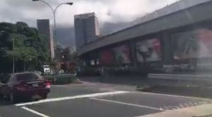 Fuerte contingente de GNB en Plaza Venezuela (Video y Foto)