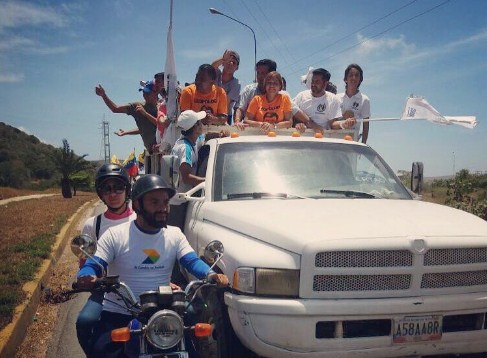 Alcalde de La Asunción acompañó en moto la #CaravanaporlaLibertad en Nueva Esparta (Fotos)
