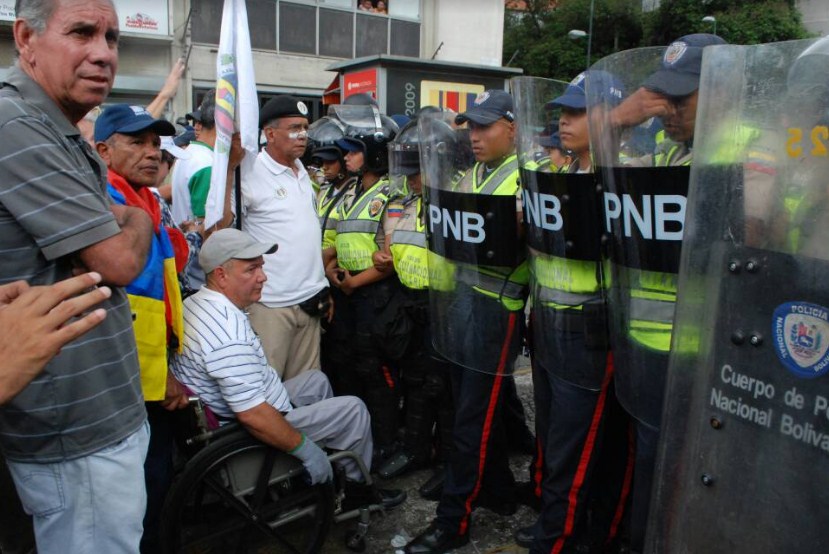 Gladys Castillo: Nuestros abuelos están decididos a pasar sobre cualquier piquete del régimen