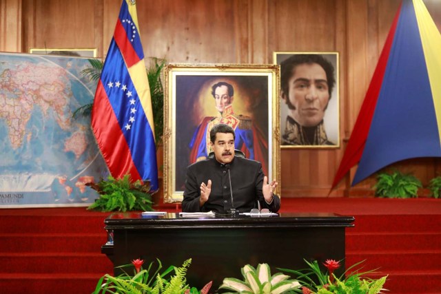  Nicolas Maduro declara a medios internacionales REUTERS/Marco Bello