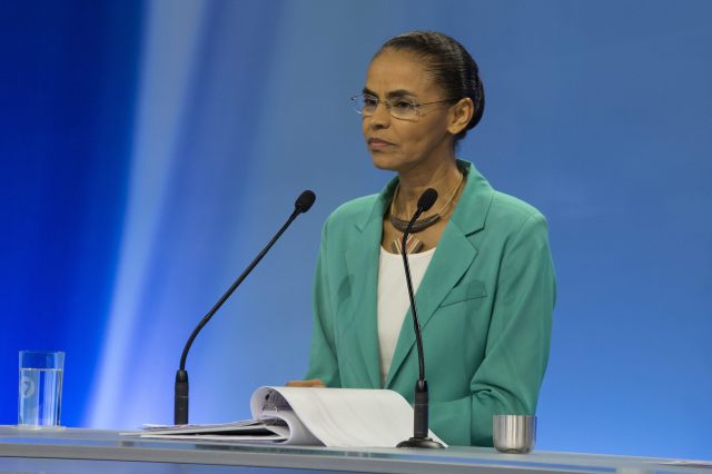 La excandidata presidencial brasileña, Marina Silva . EFE/Sebastião Moreira