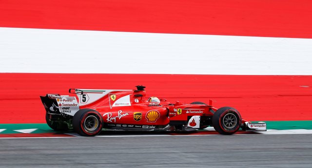 El piloto alemán, Sebastian Vettel (Ferrari). Reuters/Dominic Ebenbichler