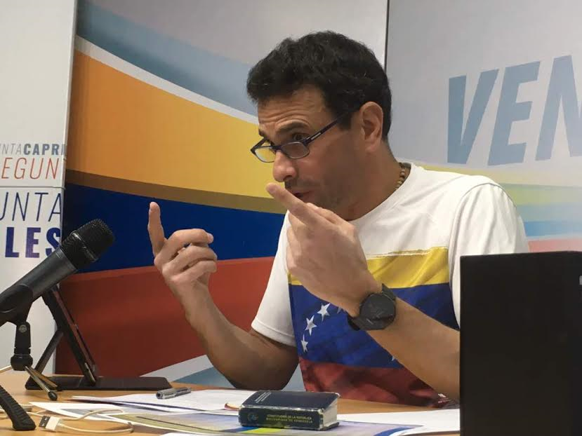 Capriles: De aprobarse fraude constituyente no habrá más elecciones