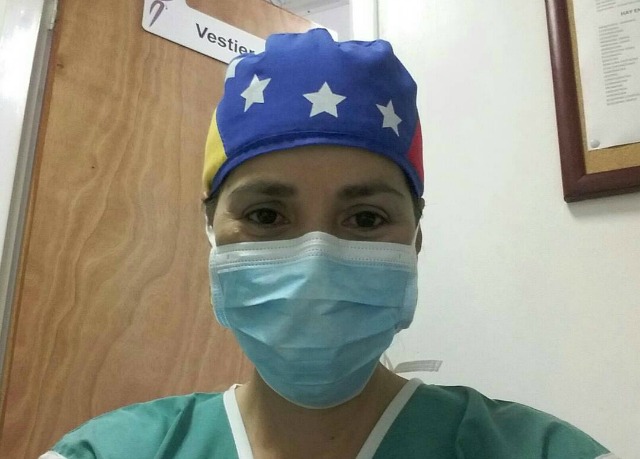Foto: Director del Hospital de la ULA prohíbe al personal usar gorros con la bandera / Danilo Figueroa 