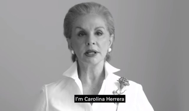 Carolina Herrera dice "Yo Soy Venezuela" / Foto captura video vía Youtube