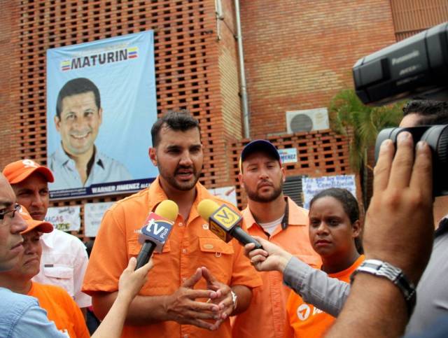 Foto: El responsable municipal de Voluntad Popular-Maturín, Luis Machado / Prensa 
