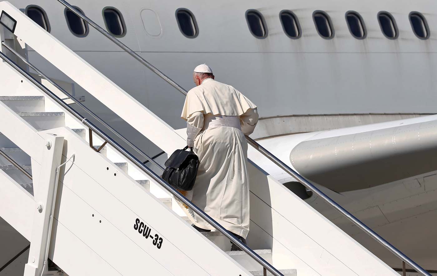 El papa Francisco rumbo a Colombia para defender la paz