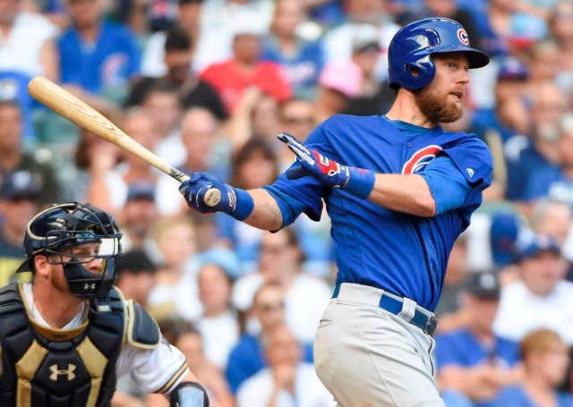 El segunda base de los Cachorros de Chicago, Ben Zobrist. Benny Sieu-USA TODAY Sports