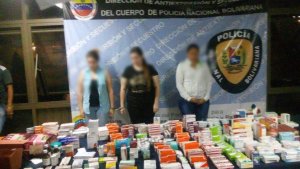 Desmantelan banda dedicada al robo y tráfico de medicinas en Venezuela