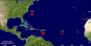 Caribe bajo aviso de advertencia y Martinica en emergencia por huracán María