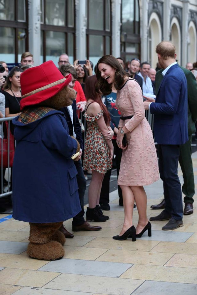 Britain's Catherine, The Duchess of Cambridge and Prince Harry attend the Charities Forum at Paddington Station in London, October 16, 2017. REUTERS/Jonathan Brady/Pool