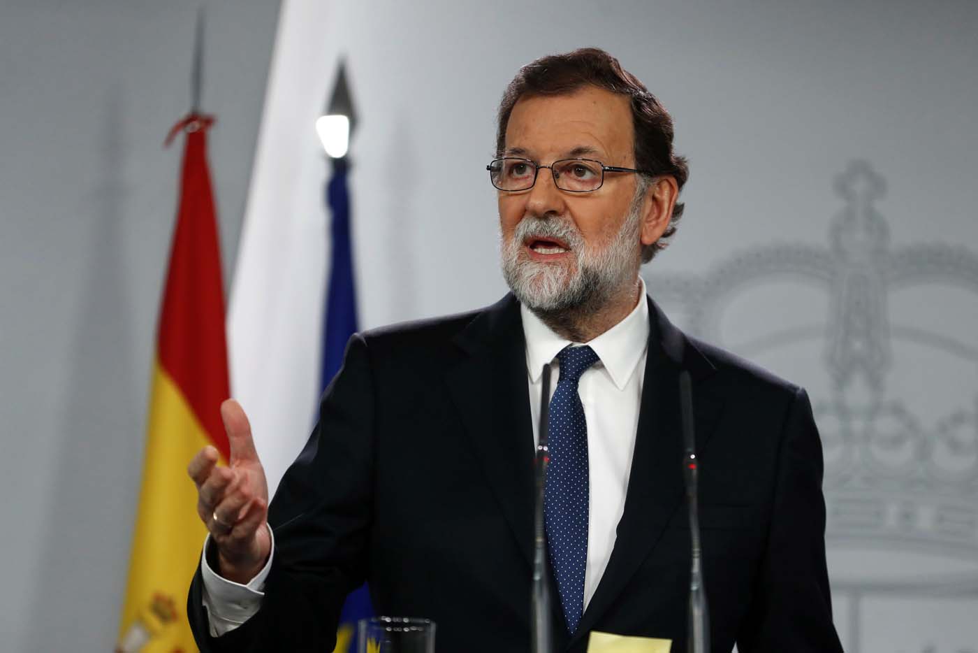 Rajoy reitera que hará cumplir la ley ante el discurso del candidato catalán