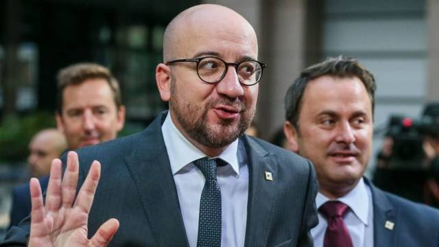 Charles Michel y Carles Puigdemont