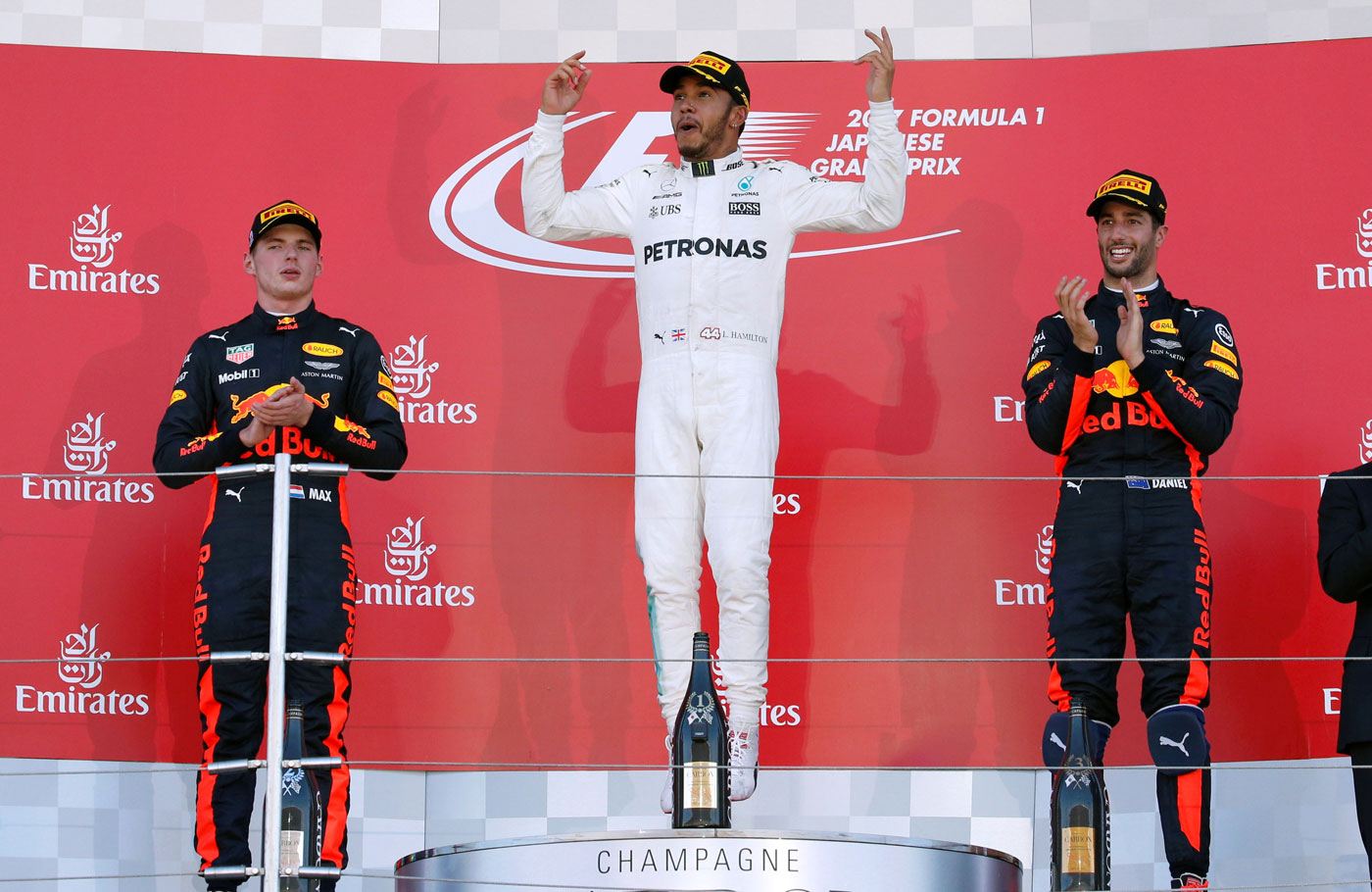 Hamilton gana en Japón y puede ser campeón en la próxima carrera en Austin