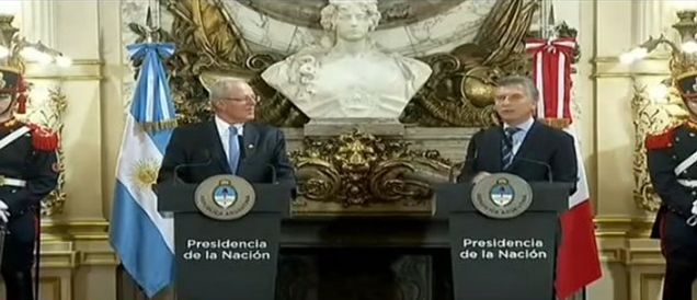 Macri y Kuczynski exigen respeto a los DDHH en Venezuela