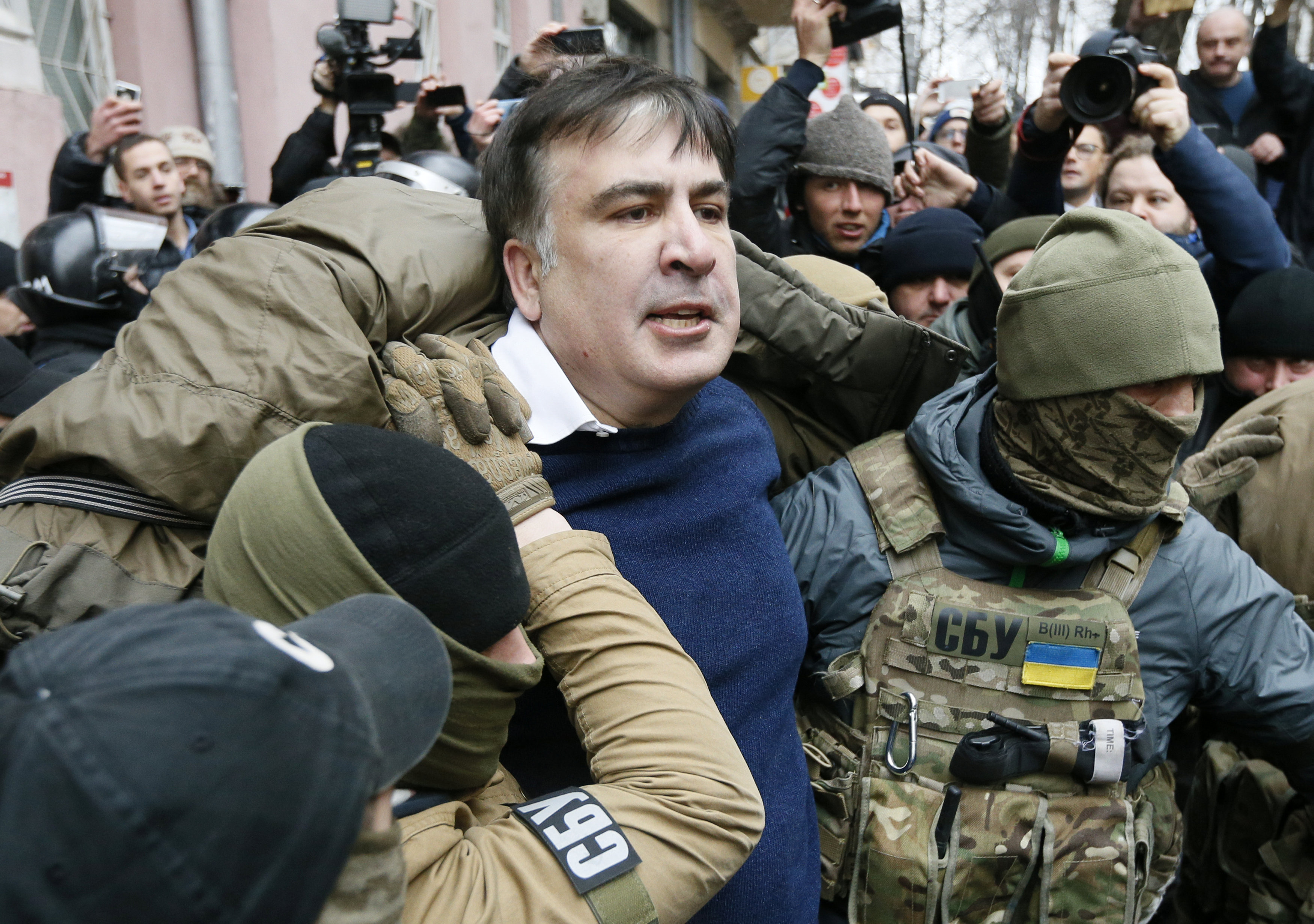 El expresidente georgiano Saakashvili detenido en Ucrania acusado de golpismo