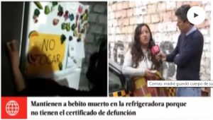 Mujer tuvo que guardar el cadáver de su bebé en un refrigerador en Perú