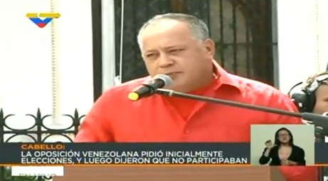 Diosdado patea la mesa de diálogo: No habrá nuevo CNE ni liberación de presos políticos