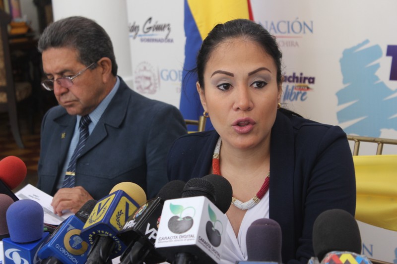 Gobernadora del Táchira exige recursos al Ejecutivo para pagar a la policía regional sueldos pendientes