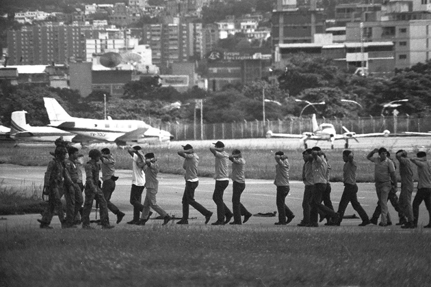4 de febrero de 1992 en la Base Aérea Generalísimo Francisco de Miranda de La Carlota / Cortesía