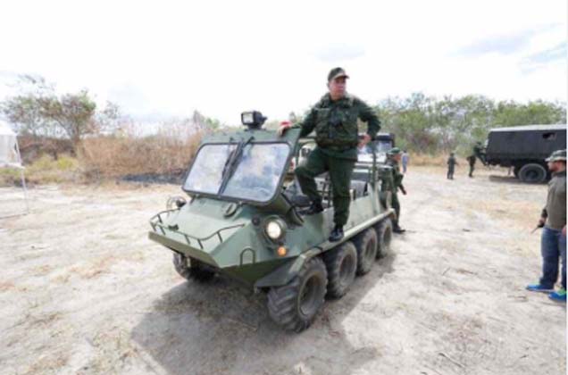 Rodolfo Clemente Marco Torres pone a “temblar la tierra” en los ejercicios militares (Fotos)