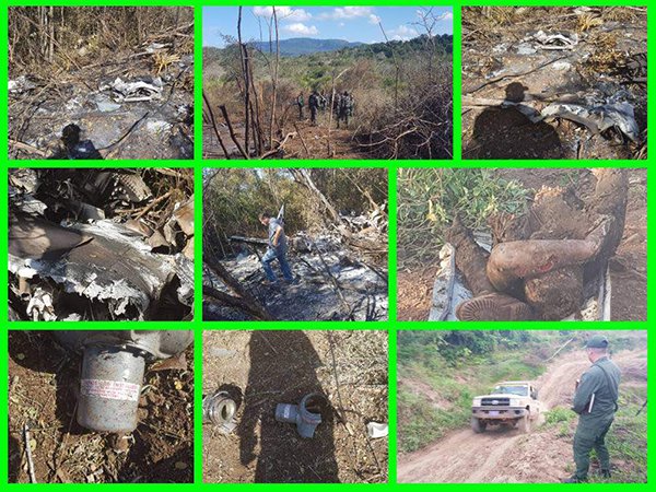 Hallan restos humanos desmembrados y quemados tras estrellarse aeronave en Píritu